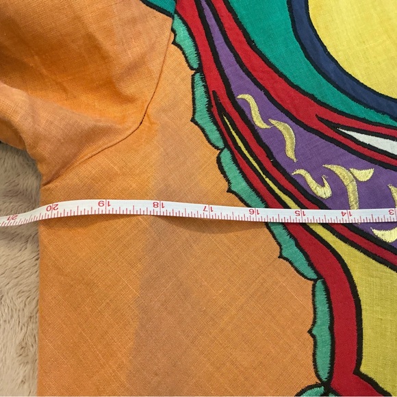 Colorful Abstract Button-Up Jacket - Picture 9 of 9